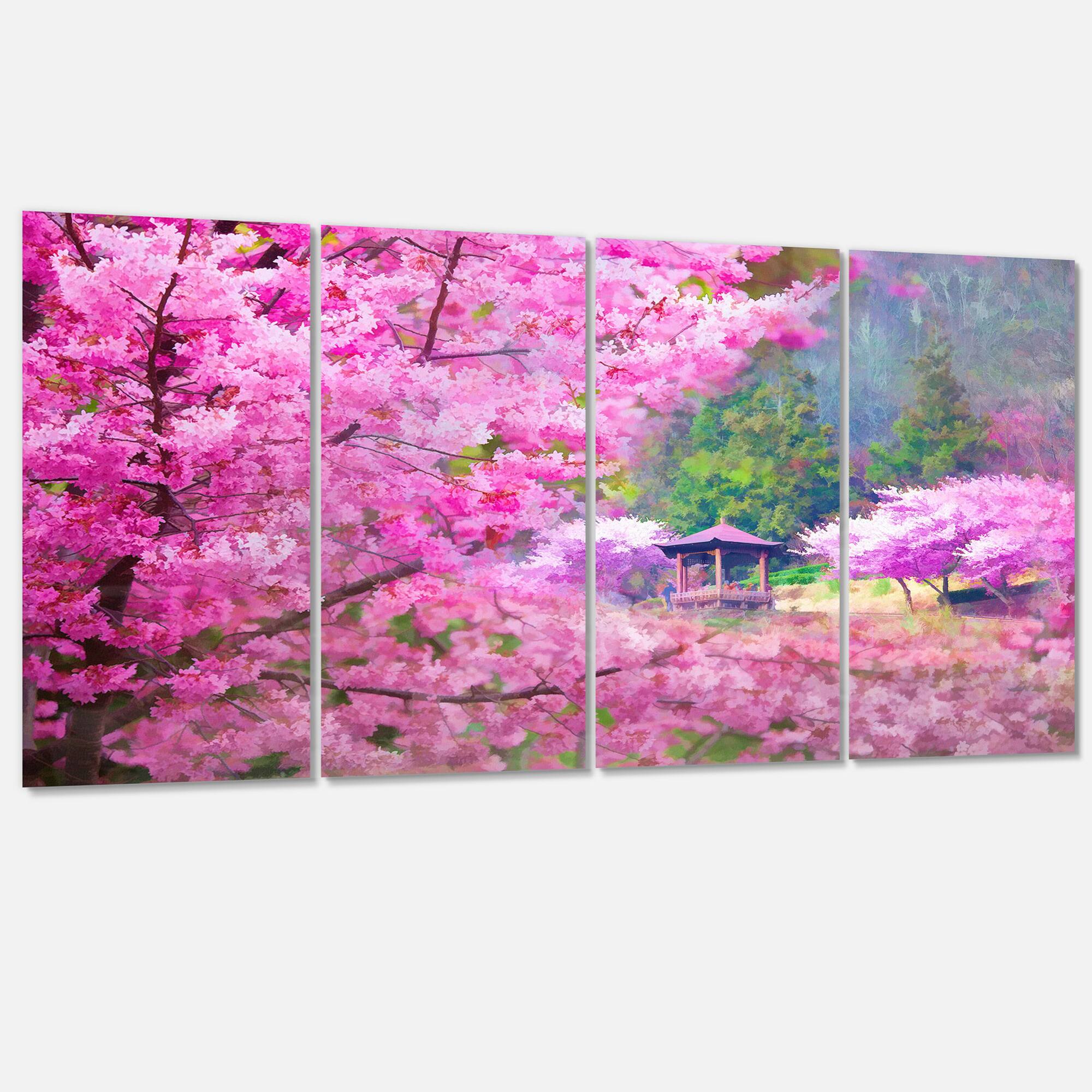 Designart - Japanese Cherry Flowers